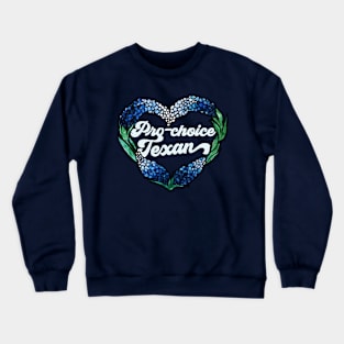 Pro Choice Texan Bluebonnets Crewneck Sweatshirt